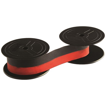 Facit 1024FN Fabric Ribbon Black/Red 7024