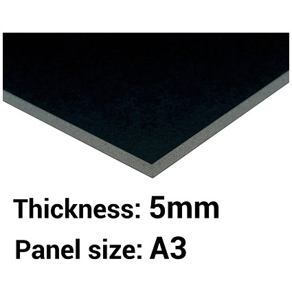 Normal foamboard 10mm A3 black