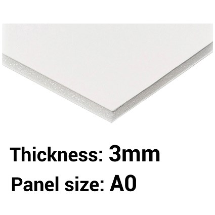 White Foam Board 3mm –