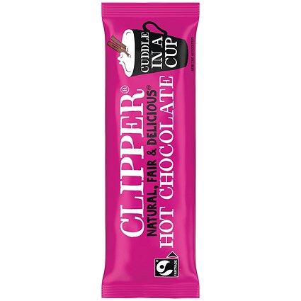 Clipper Fairtrade Hot Chocolate Sachets, Pack of 100