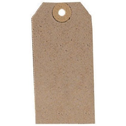 Unstrung Tags 3A 96 x 48mm Buff Single (1000 Pack) TG8023