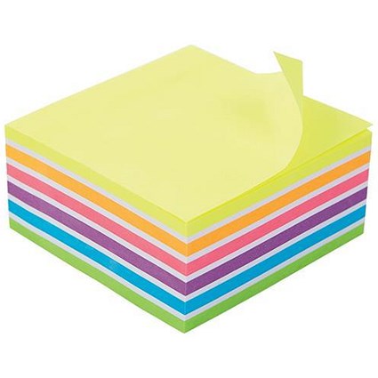 Bright Sticky Notes Cube