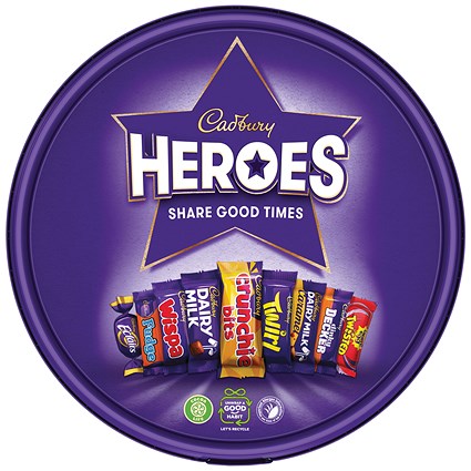 Cadbury Heroes Chocolates Tub - 550g