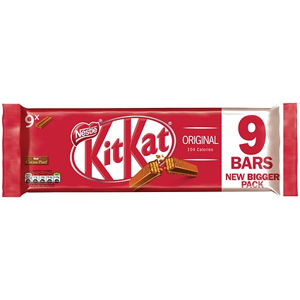 KitKat Milk Chocolate - Pack of 9 KitKat Milk Chocolate - Pack of 9