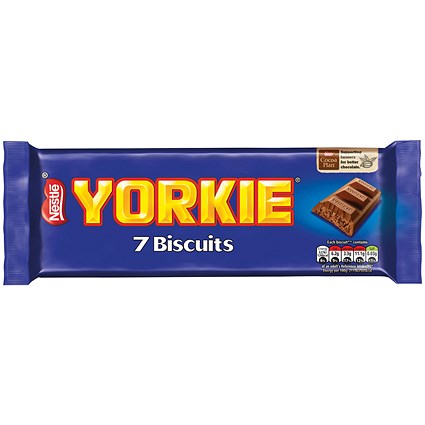Nestle Yorkie Chocolate Biscuits Bar, Pack of 7