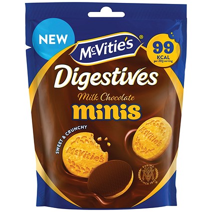 McVities Chocolate Digestive Minis Sharing Pouch Biscuits 80g