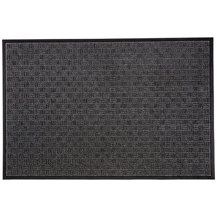 Doortex Indoor/Outdoor Use Anti-slip Base Ribmat, 900x1500mm, Charcoal Doortex Indoor/Outdoor Use Anti-slip Base Ribmat, 900x1500mm, Charcoal