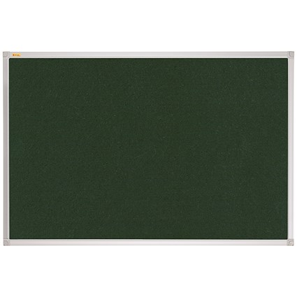 Franken X-traLine Noticeboard, Felt, W600xH450mm, Green Franken X-traLine Noticeboard, Felt, W600xH450mm, Green