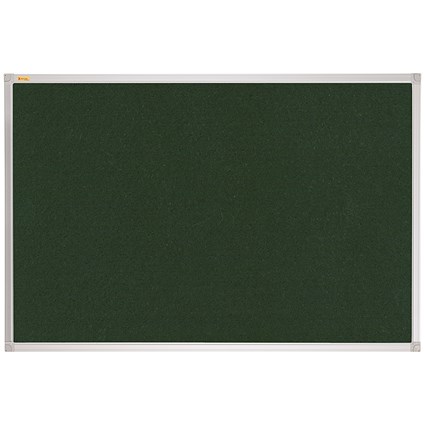 Franken X-traLine Noticeboard, Felt, W900xH600mm, Green