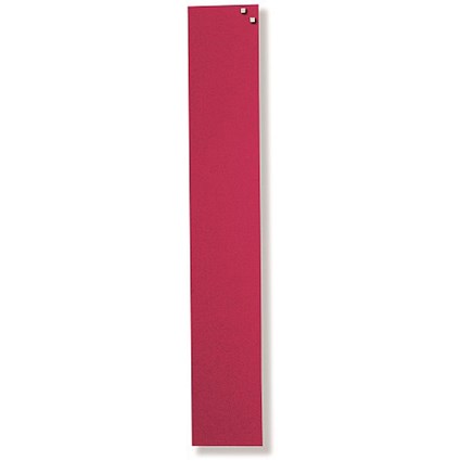 Franken Magnetic Glass Board / W100xH600mm / Red