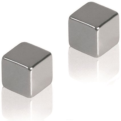 Franken Square Magnets, 10mm, Pack of 2