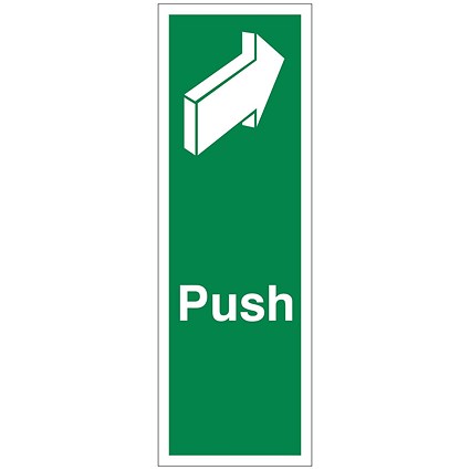 5 Star Push Sign Save Vinyl 150x50mm