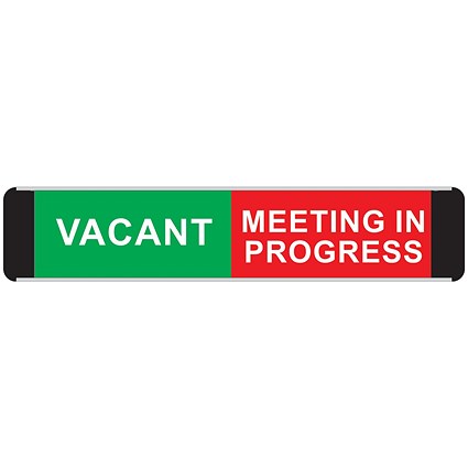 5 Star Vacant/Meeting In Progress Sign Aluminium 50x200
