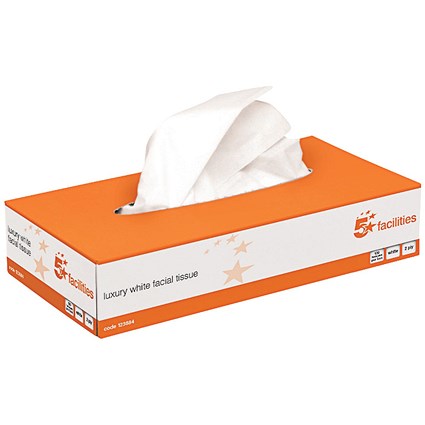 5 Star Facial Tissues, 2-Ply, 36 Boxes of 100 Sheets 5 Star Facial Tissues, 2-Ply, 36 Boxes of 100 Sheets