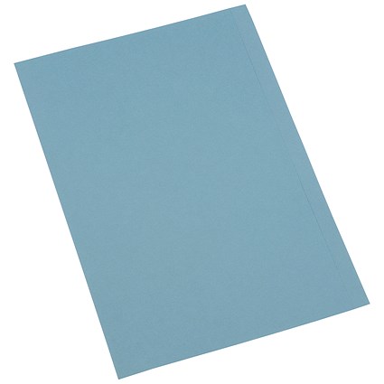 5 Star Square Cut Folders, 250gsm, Foolscap, Blue, Pack of 100 5 Star Square Cut Folders, 250gsm, Foolscap, Blue, Pack of 100