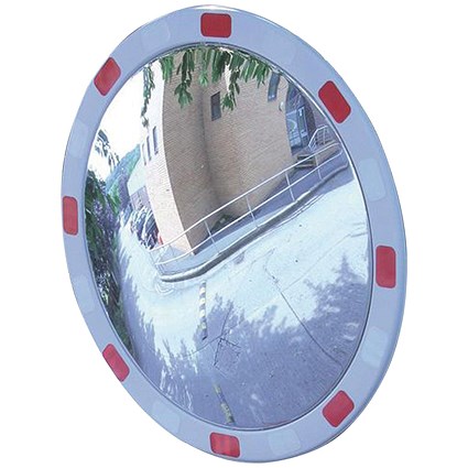 5 Star Reflective Circular Mirror 600mm Diameter