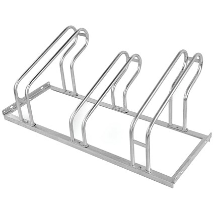 City Classic Bicycle Rack Single Side 3 Cycle Capacity FS601155
