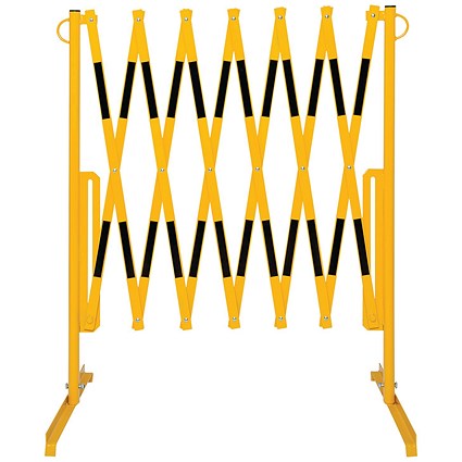 Traffic-Line Extendable Trellis Barrier 3600mm Ylw/Blk