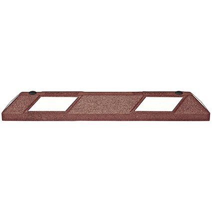 Park-Aid Wheel Stop 900mm Brick Red/Wht