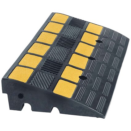 Traffic-Line Heavy Duty Kerb Ramp 600x300x100mm Ylw/Blk