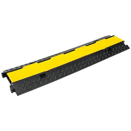 Traffic-Line Cable/Hose Protection Ramp 1000x245x45 Ylw/Blk