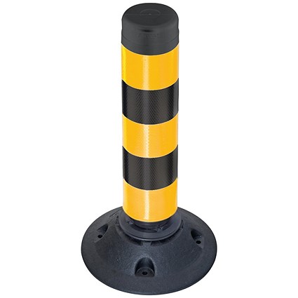 Traffic-Line Off-Highway Flexible Post 460mm Ylw/Blk