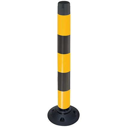 Traffic-Line Off-Highway Flexible Post 1000mm Ylw/Blk