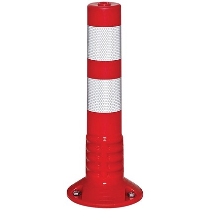 Traffic-Line FlexBack Traffic Posts 460x200mm Red/Wht