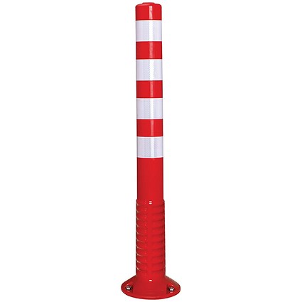 Traffic-Line FlexBack Traffic Posts 1000x200mm Red/Wht
