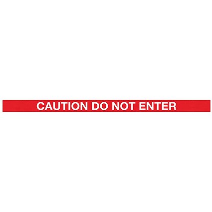 WeatherMaster 250 Yellow Post Do Not Enter Red/White Pack 2