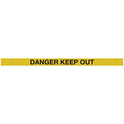 WeatherMaster 250 Twin Black Post Danger Yellow/Blk Pack of 2