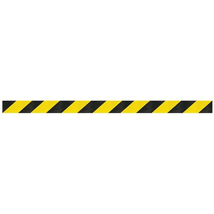 QueueMaster 550 Black Post + Yellow/Black Belt 3.4m Pack of 2