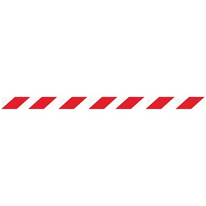 QueueMaster 550 Black Post + Red/White Belt 3.4m Pack of 2