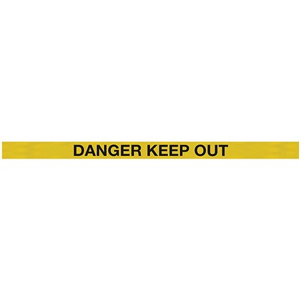 SafetyMaster 450 Yellow Post Danger Yellow/Black 3.4m Pack 2