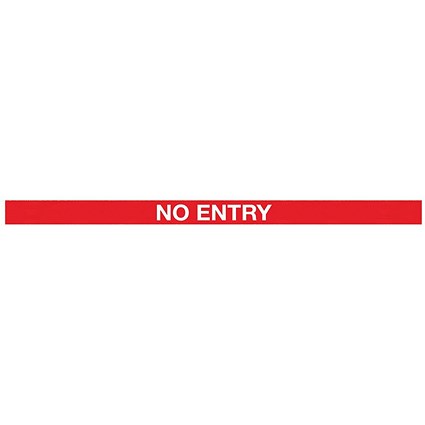 SafetyMaster 450 Yellow Post No Entry Red/White 3.4m Pack 2