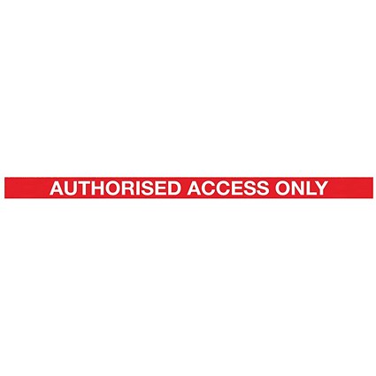 SafetyMaster 450 Red Post Auth Access Red/White 3.4m Pack 2