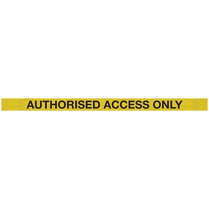 SafetyMaster 450 Red Post Auth Access Yellow/Blk 3.4m Pack 2