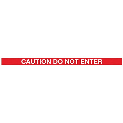 SafetyMaster 450 Red Post Do Not Enter Red/White 3.4m Pack 2