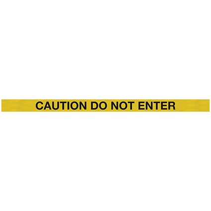 SafetyMaster 450 Red Post Do Not Enter Ylw/Black 3.4m Pack 2