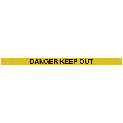 SafetyMaster 450 Twin Yellow Post Danger Ylw/Blk 3.4m Pack 2
