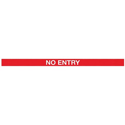 SafetyMaster 450 Twin Yellow Post No Entry Rd/Wht 3.4m Pack 2