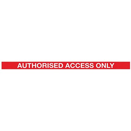 SafetyMaster 450 Twin Red Post Auth Access Red/Wht 3.4 Pack 2