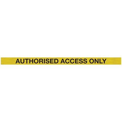 SafetyMaster 450 Twin Red Post Auth Access Ylw/Blk 3.4 Pack 2