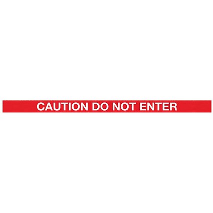 SafetyMaster 450 Twin Red Post Do Not Enter Rd/Wht 3.4 Pack 2