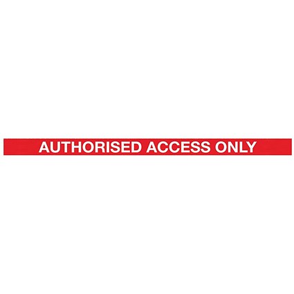 WallPro 300 Barrier Blk with Auth Access Red/Wht Belt 3m