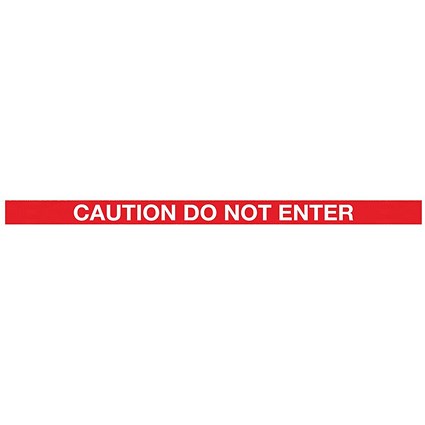 5 Star WallPro 400 Barrier Ylw + Caution Do Not Enter Red/Wht 4.6m