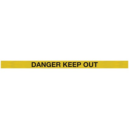 5 Star WallPro 400 Barrier Ylw + Danger Keep Out Ylw/Blk 4.6m