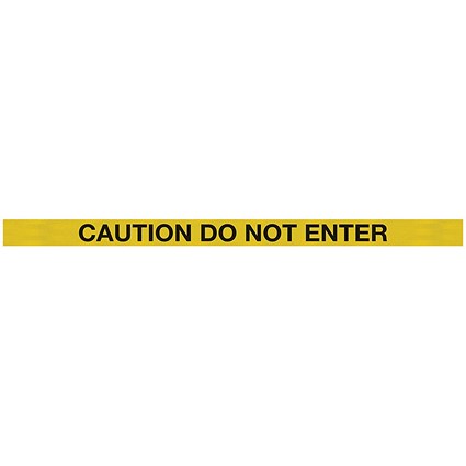 WallPro 450 Barrier Blk Caution Do Not Enter Ylw/Blk Belt 7.6