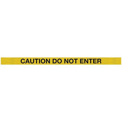WallPro 450 Barrier Ylw with Do Not Enter Ylw/Blk Belt 7.6m