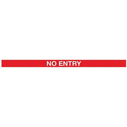 WallPro 450 Barrier Ylw with No Entry Red/Wht Belt 7.6m